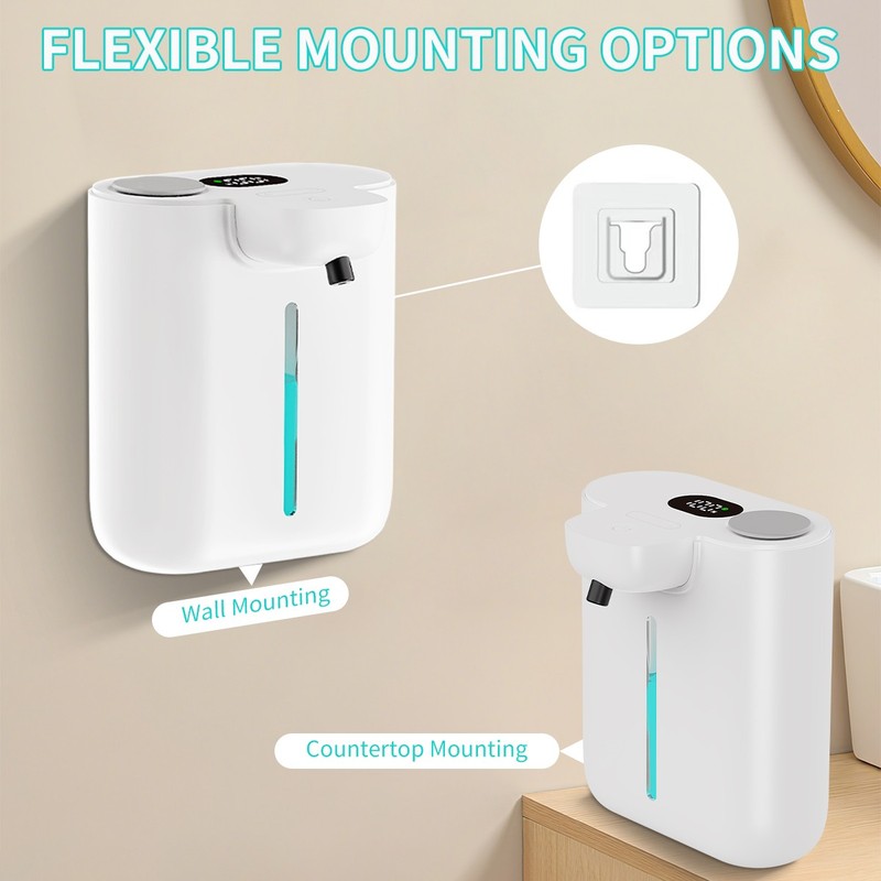 500ml Automatic Foaming Soap Dispenser, Touchless Dispenser USB Rechargeable gallery
