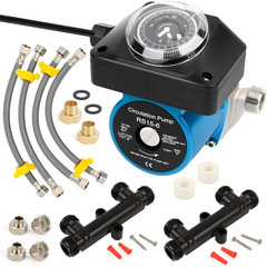 Hot Water Recirculating Pump Kit for Tank Water Heaters – Programmable Timer, Tw