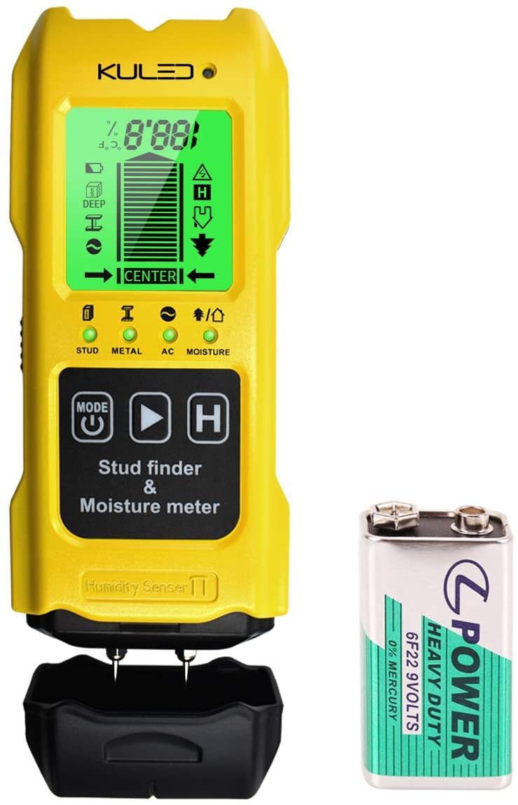 7 In 1 Stud Finder，Multi-Function Wall Stud Sensor Detector LCD Moisture Meter gallery