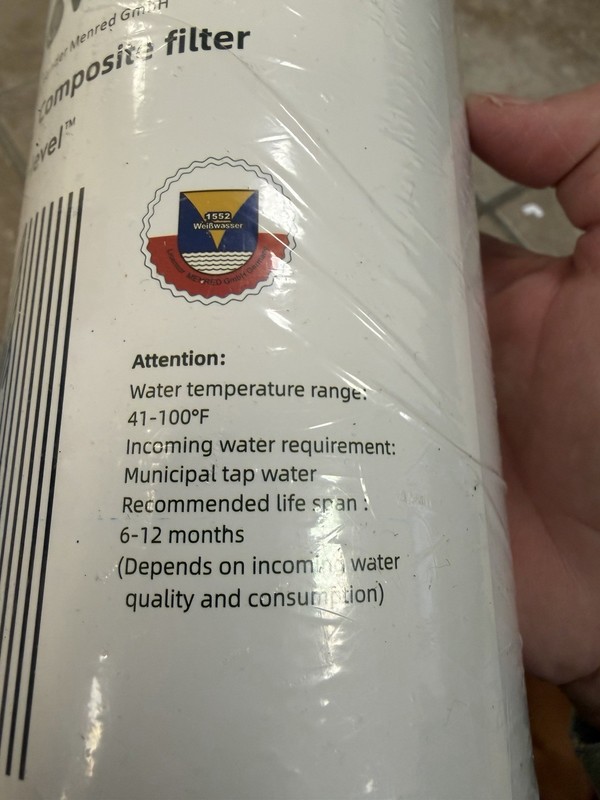 Weiss Wasser WFCCL PCC Composite Filter Ez-level New In Plastic gallery