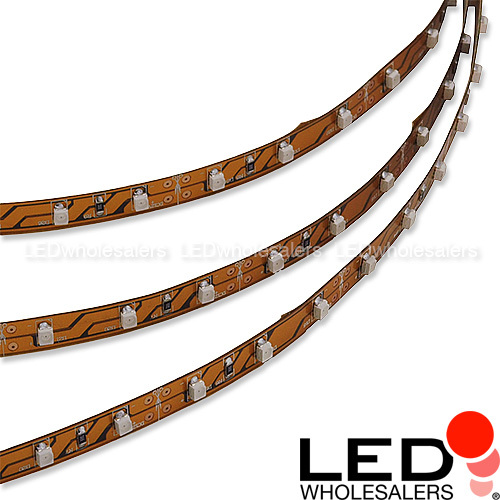 16-ft Flexible LED Lighting Strip 300xSMD3528 12-Volt 24-Watt Double Sided Tape gallery