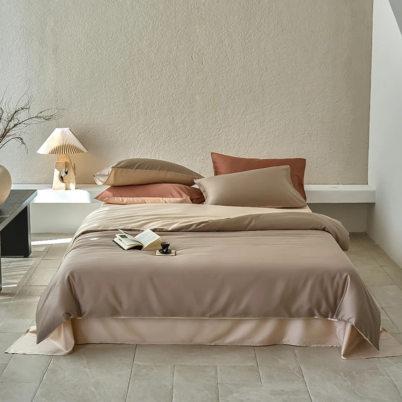 65% Lyocell Fiber +35% Cotton Bedding Set Duvet Cover Set with Sheets Pillowcase gallery