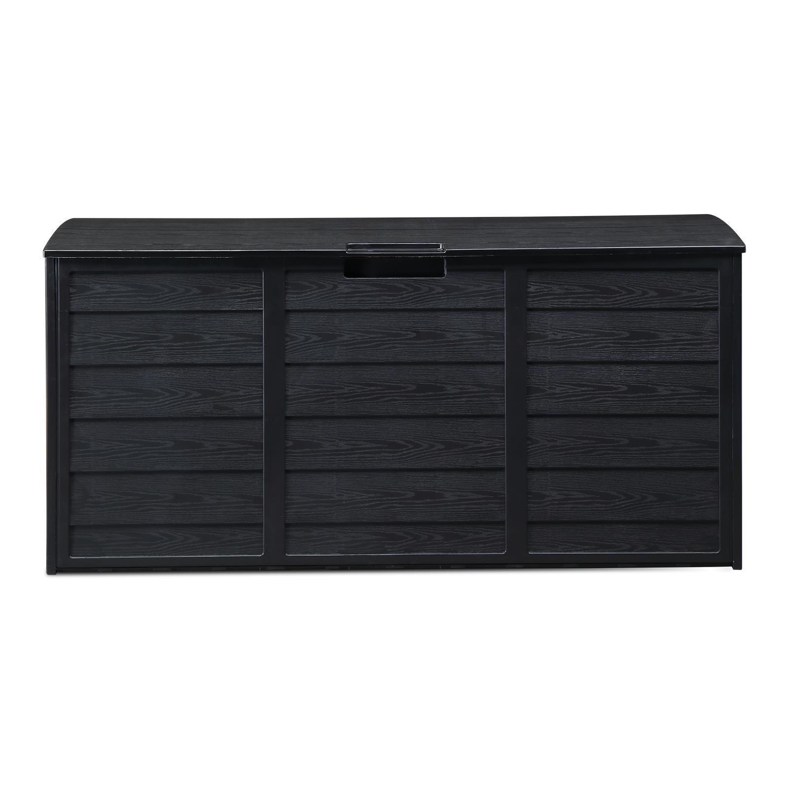 75 Gal Deck Box Outdoor Storage Box for Patio Furniture Cushions Gardening Tools gallery