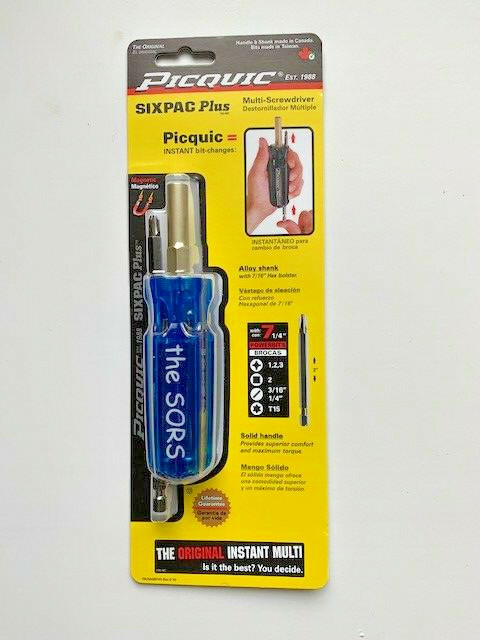 PICQUIC SIXPAC Plus - One Multi Bit Screwdriver TS - 4 colors to choose from gallery