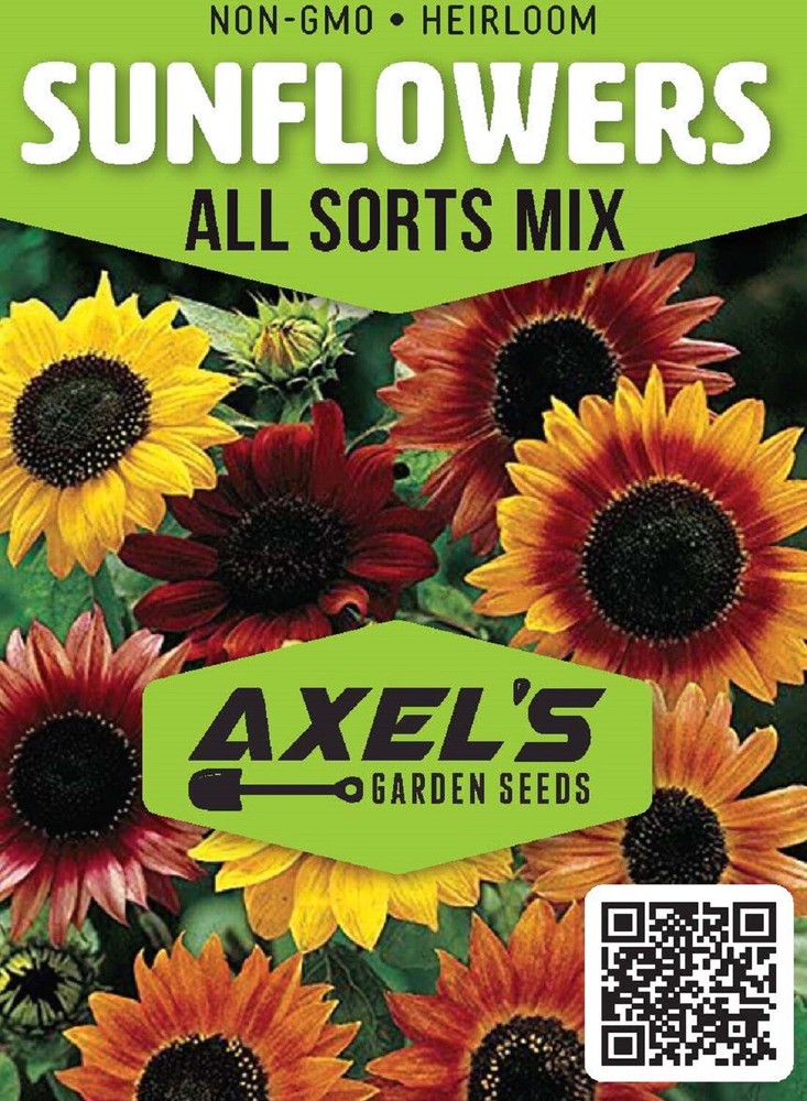 Bulk Sunflower Mix for Planting | 1000+ Heirloom Non-GMO Sunflower Mix gallery