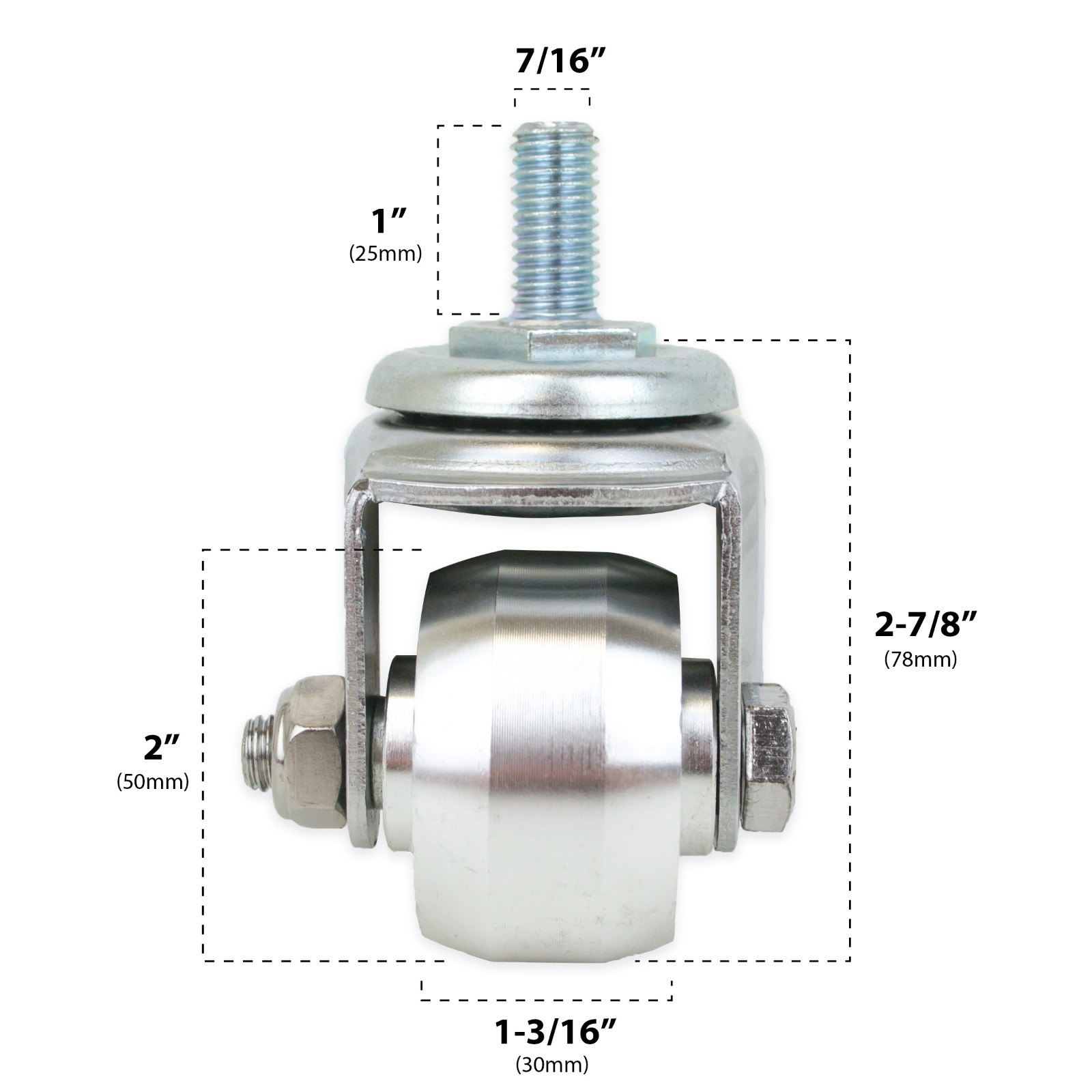 Replacement Aluminum Racing Jack Caster Wheels for 3 Ton Floor Jacks (2 Pc Set) gallery