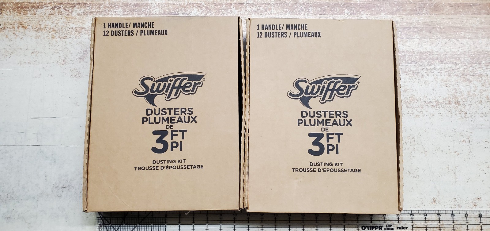 Swiffer 360 Heavy Duty 3ft Extender Handle with 12 Duster Refills LOT OF 2 BOXES gallery