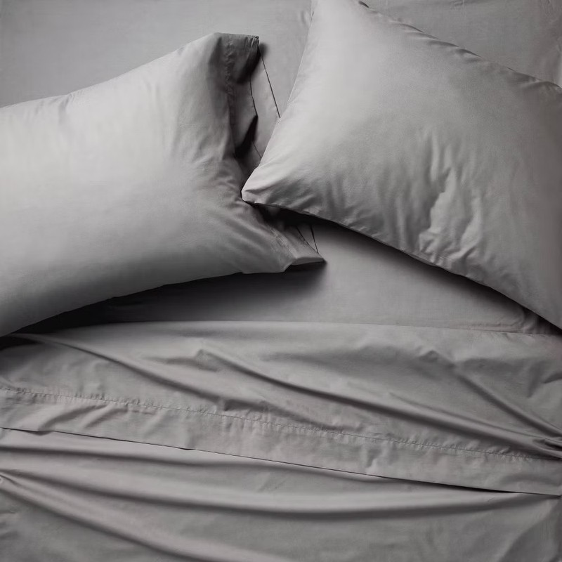 400 Thread Count Percale Sheet Set Light Adobe - Casaluna gallery