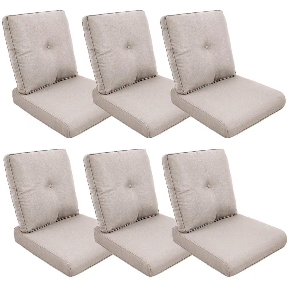 22 In. X 25 In. 12-Piece Deep Seating Outdoor Lounge Chair Replacement Cushion a gallery
