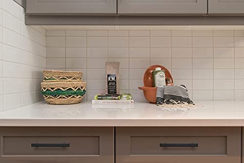 20 Pack 6'' Square Cabinet Pulls Matte Black Stainless Steel Kitchen Drawer Pull gallery