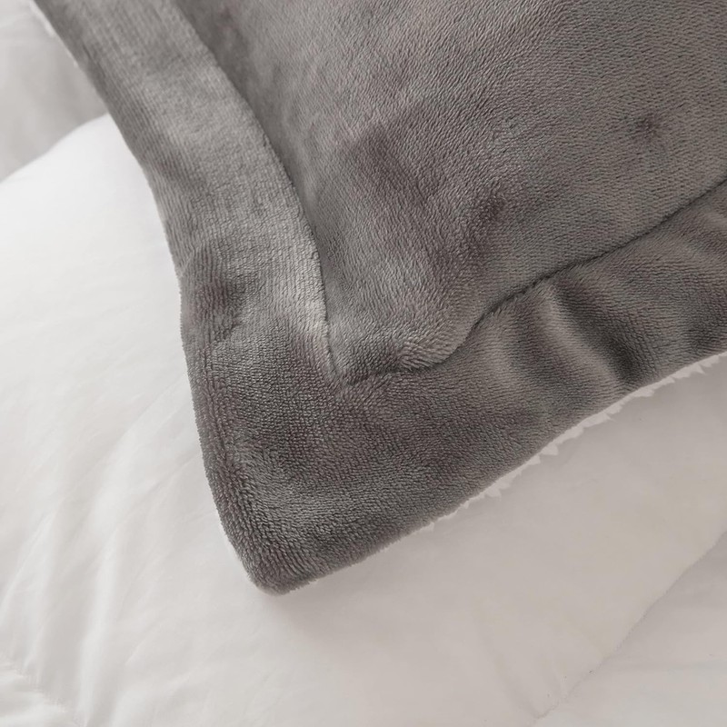 Ultra Soft Sherpa Comforter Set Full Queen, Fall Winter All Season Down Alter... gallery