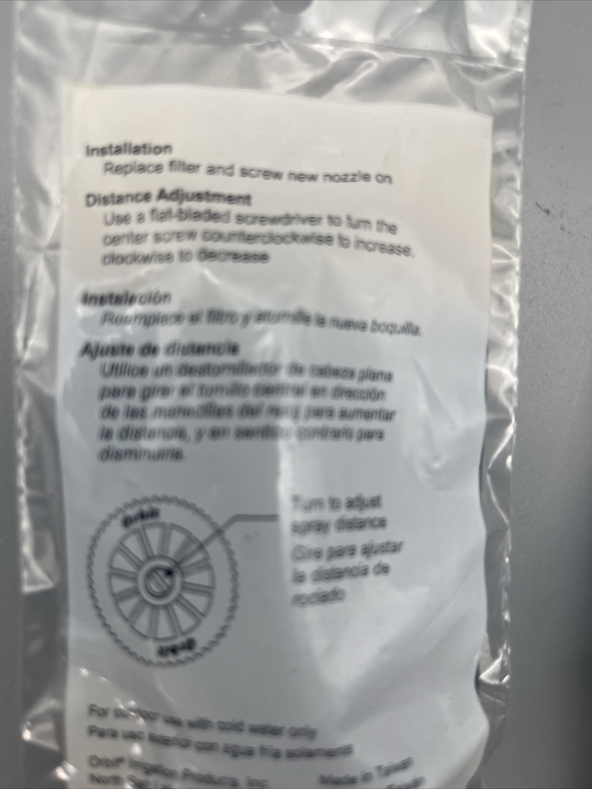 Orbit 53545 Sprinkler Spray Nozzles Quarter 90° Pattern, 15ft Radius Lot Of 2 gallery