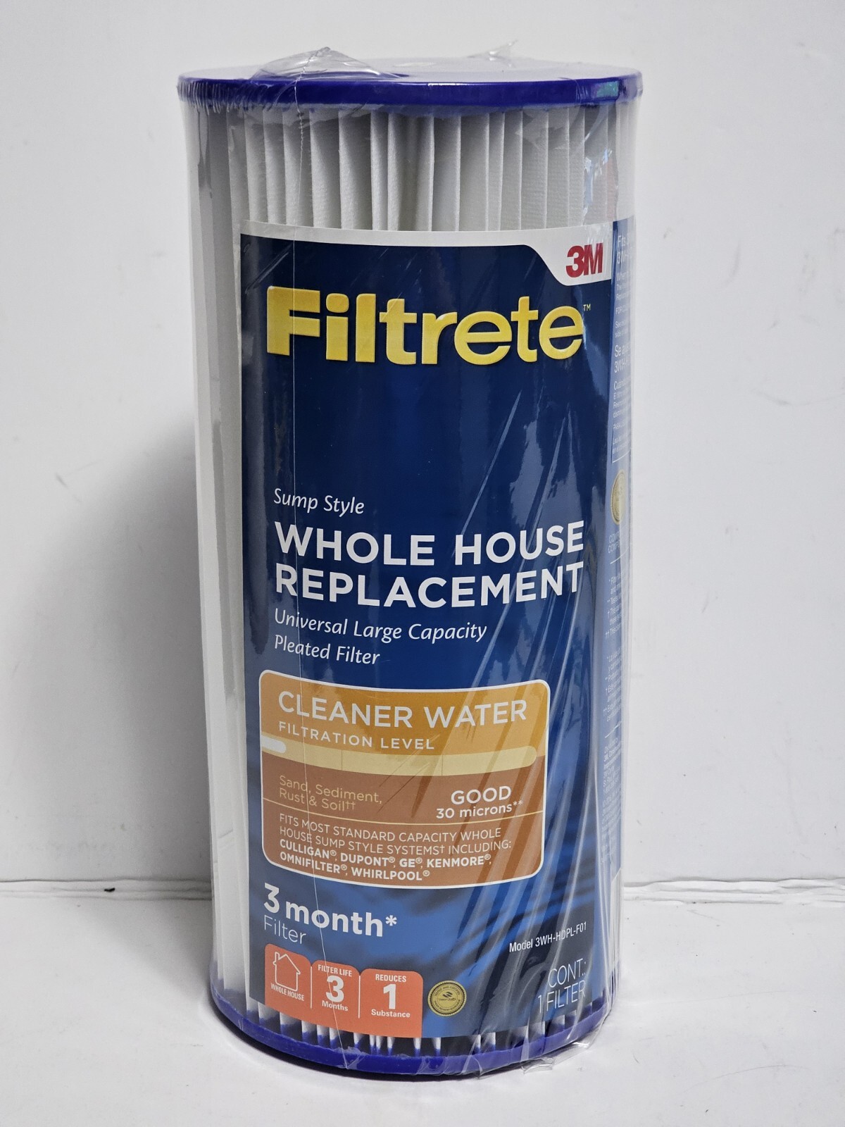 3M Filtrete Whole House Replacement Water Filter 3WH-HDPL-F01 gallery