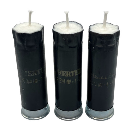 Shotgun Shell Candles Multiple Colors - 3PK, 12 Gauge, Shooting, Hunting gallery
