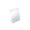 Azar Displays Angled L-Shaped Frame 3.5"x 5.5''High, 10-Pack gallery