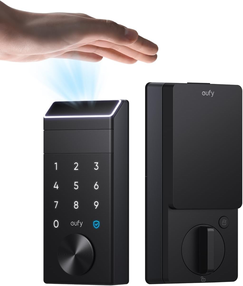 eufy FamiLock E34 Smart Lock Palm Vein Recognition Keyless Entry Door Lock Wi-Fi gallery
