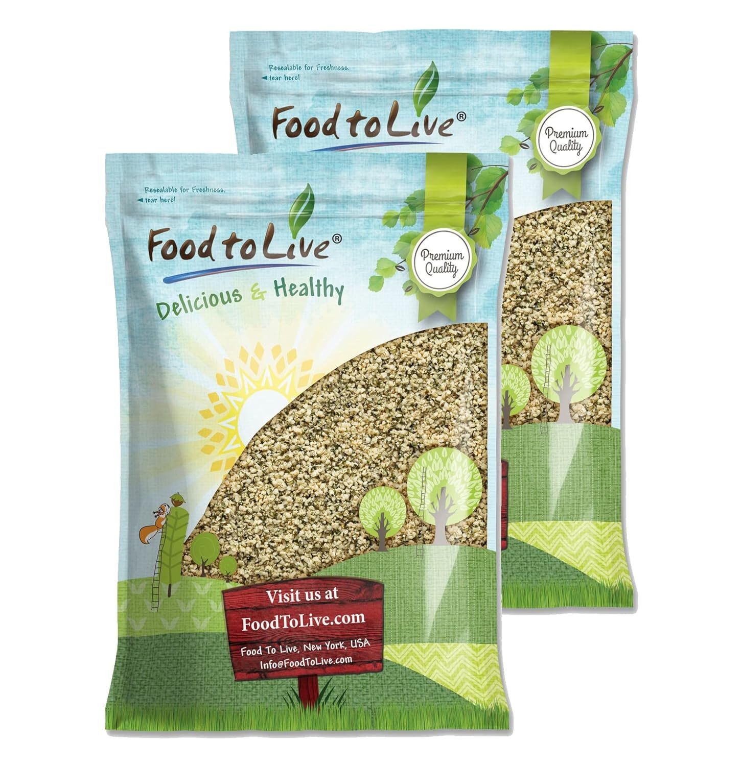 Hemp Seeds – Raw Hearts, Hulled, Shelled, Kosher, Vegan, Bulk, Product of China gallery