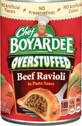 Overstuffed Beef Ravioli, Tomato and Meat Sauce15 Oz Can - 2 Pack gallery