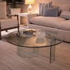 60" Round Tempered Glass Table Top 1/2" Thick Flat Polished Edge gallery