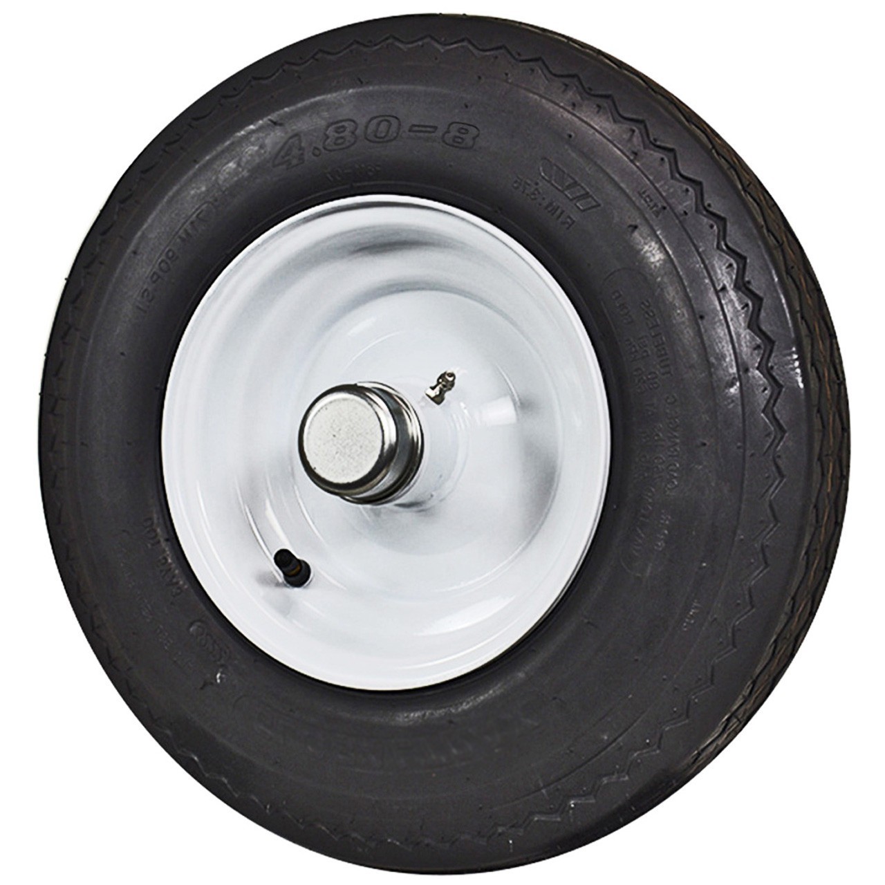 Log Splitter Wheel on 4.80 – 8 Load Range C Tire - 1" Center Bearing gallery