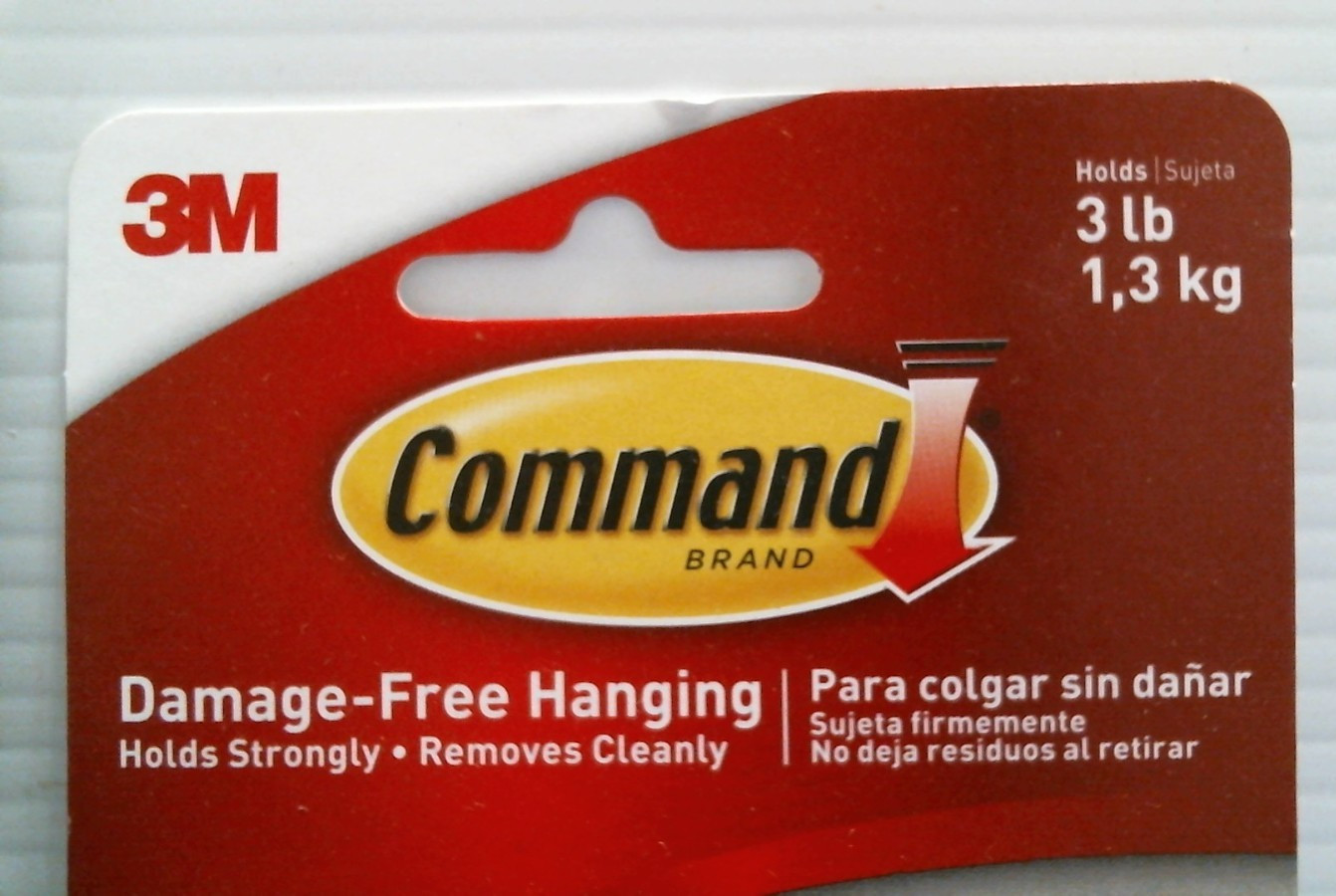 3M Command Slate Double Hook, Black LOT OF 2 (36529) FS gallery