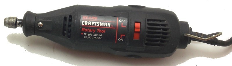 Sears Craftsman Single Speed Rotary Tool With Accessories Manual 572.610520 Used gallery