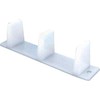 Sliding Closet Door Bottom Guide, 4-3/16 in., Plastic, White (2-pack) gallery