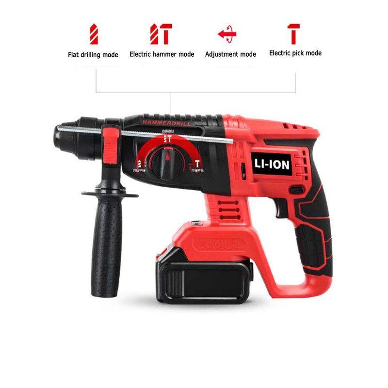 220V-240V Cordless Drill Brushless Electric Impact Hammer w/ Battery 0-4800 /min gallery