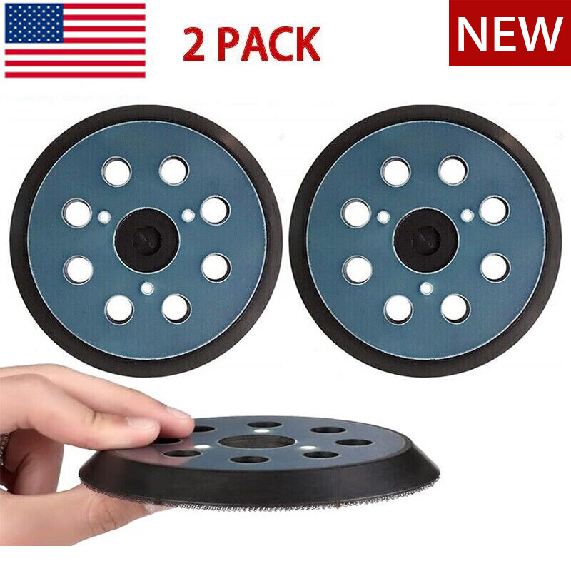 2X 5" Orbital Sander Pad Hook&Loop For DeWalt DW4388 D26450 D26451 D26453 D26456 gallery