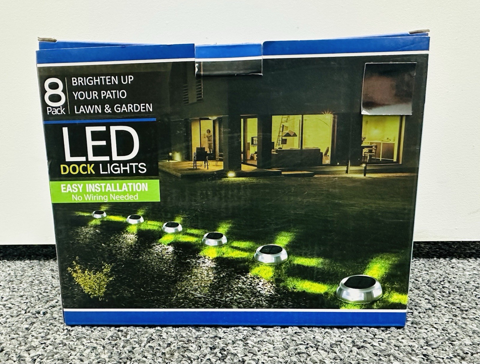 8-Pack LED Dock Lights Solar Powered Driveway Patio Lawn & Garden *NEW* gallery