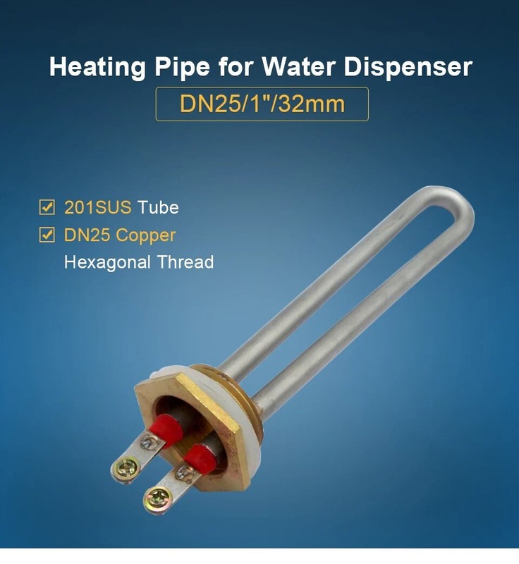 DN25/32mm Electric Heating Element 1 In 110V 220V 700W 1000W 1500W Boiler Heater gallery