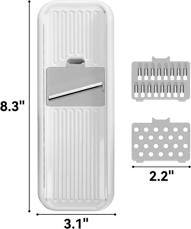 Mini Garlic Slicer Multi-Functional Mandoline Slicer Veggie Shredder Garlic-Ging gallery