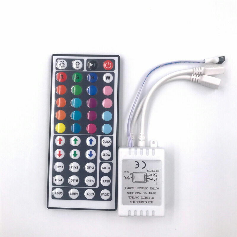 24-44 Key IR Remote Controller AC/DC 12V For 3528 5050 RGB LED Light Strip BL gallery