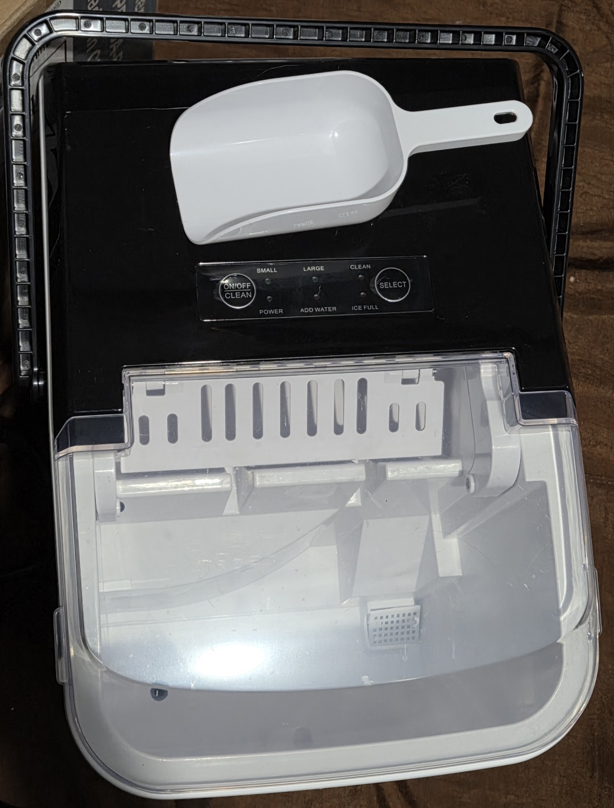 DUMOS Countertop Ice Maker Black Self Cleaning 26 lb/24H 6 Min 2 Settings gallery