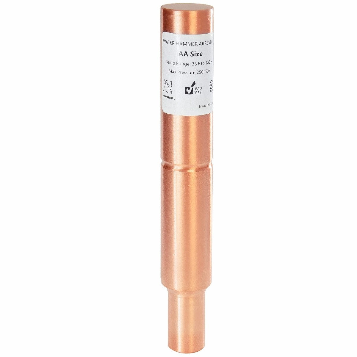 5 PCS EFIELD MH-260 1/2-Inch Straight Male Sweat Copper Water Hammer Arrestor gallery