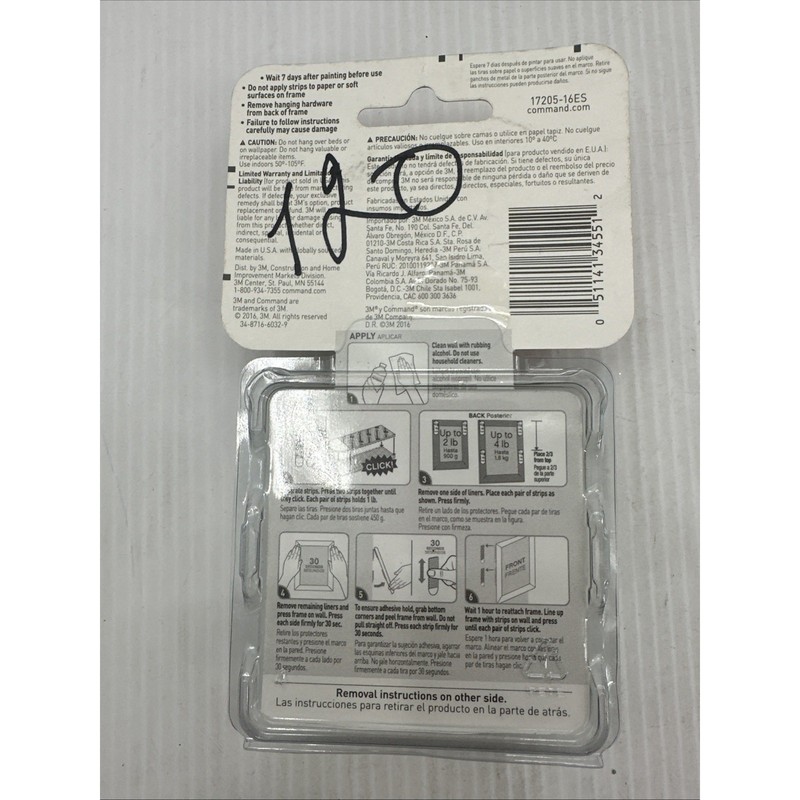 Command™ Small Picture Hanging Strips Value Pack 17205-16ES 16 Small Pairs {T} gallery