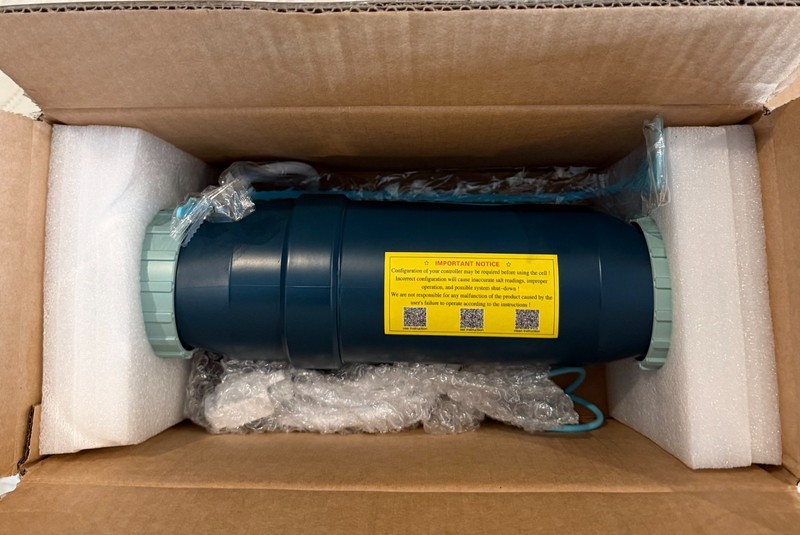 Aqualix Salt Cell Replacement/Hayward T-CELL-15 /40,000 Gallon - NEW IN OPEN BOX gallery