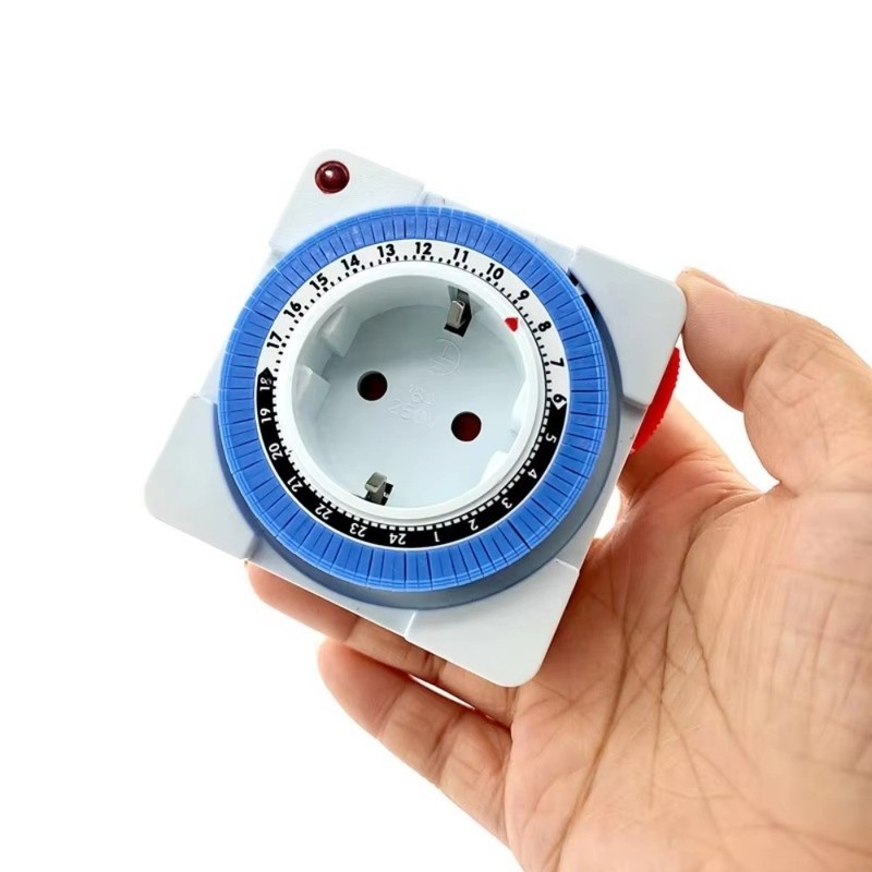 24Hours Timer Switch Plug in Mechanical Grounded Programmable Switch Socket gallery