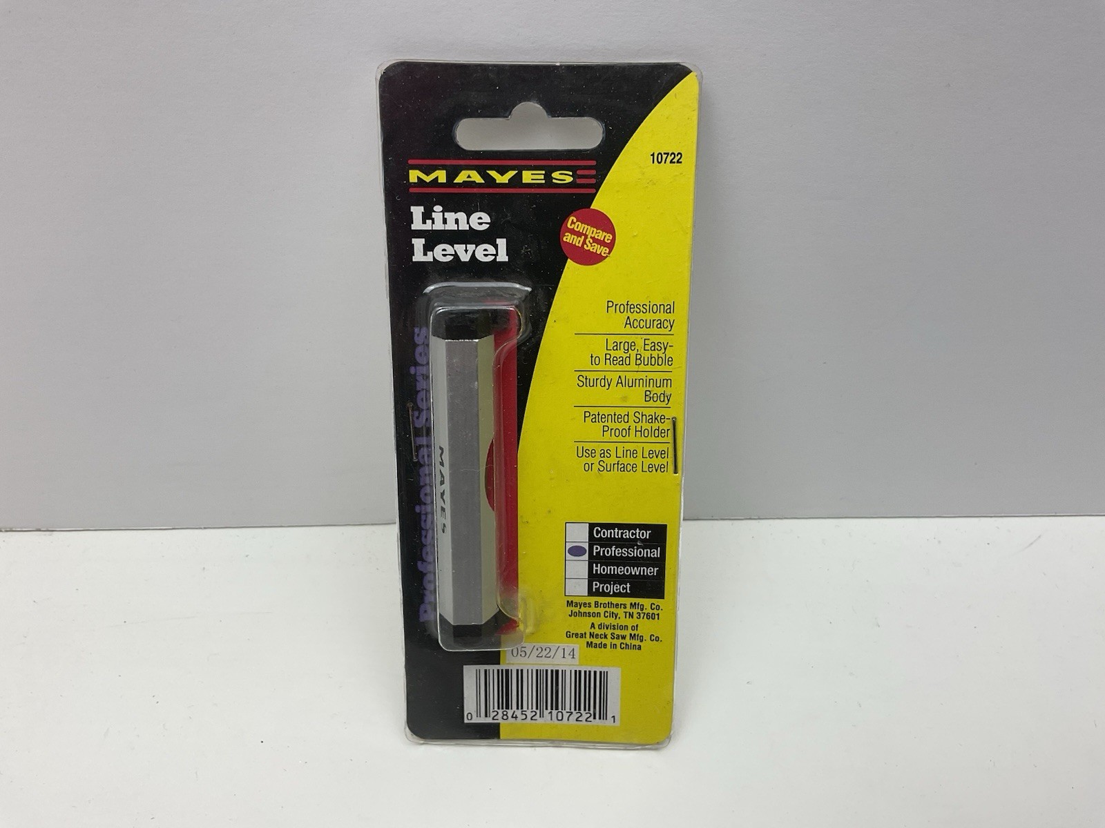 Mayes Line level 10722 Professional gallery