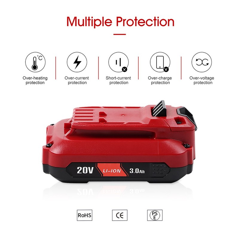 2PACK For Craftsman V20 20 Volt MAX 3Ah Lithium Battery CMCB204 CMCB202 CMCB201 gallery