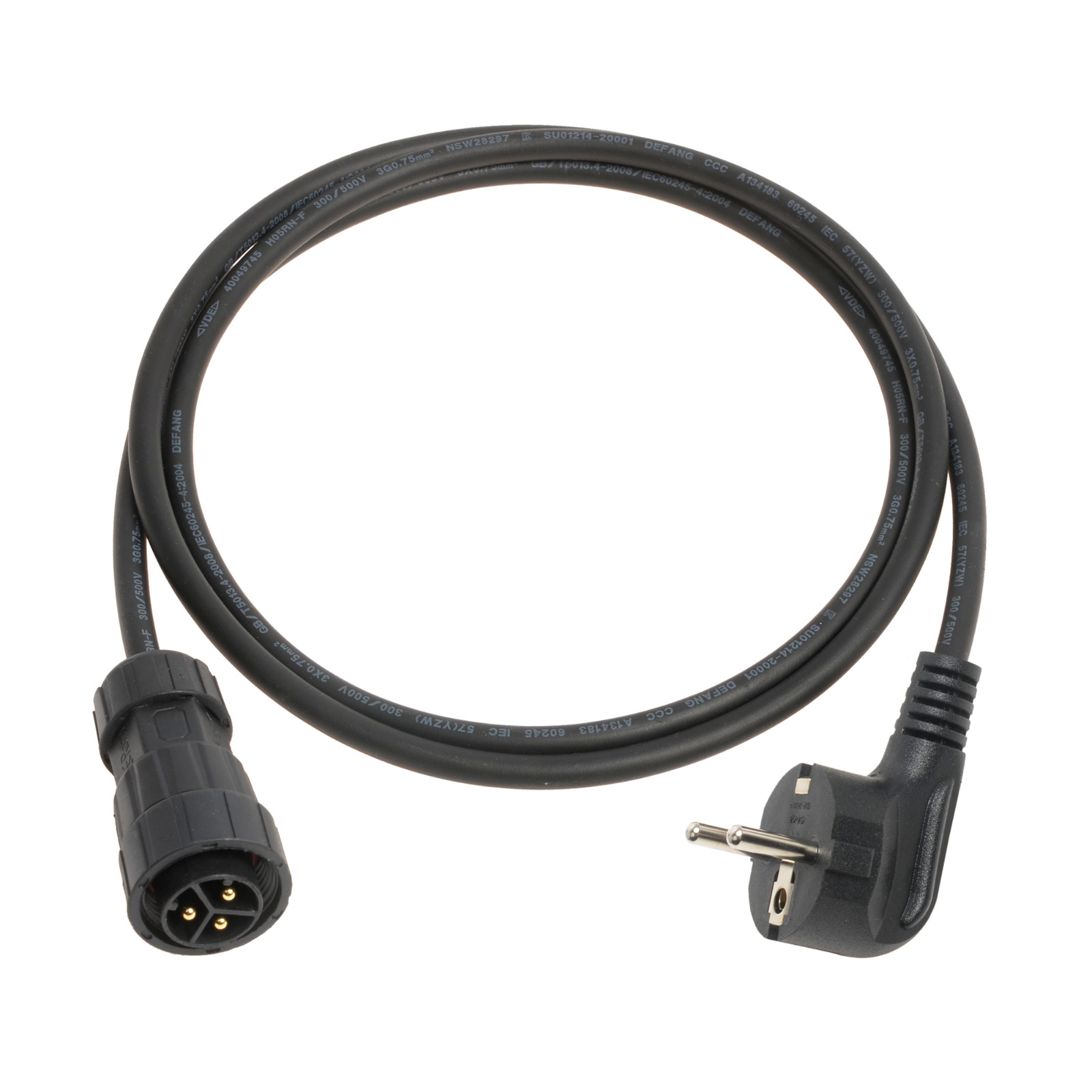 AC Plug Cable Solar Inverter M25 Waterproof Grid Tie Inverter Plug 1.5 meter gallery