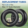 13x5.00-6 Inner Tube, 2 Pack with TR-13 Valve Stem, Heavy Duty for Lawn Mower gallery