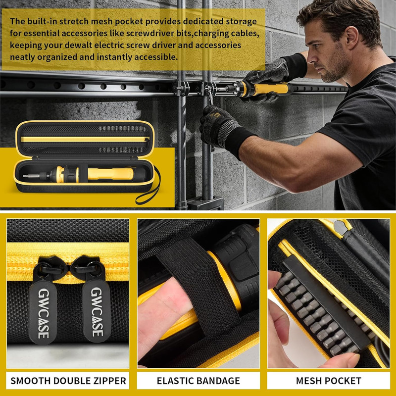 Case Compatible with DEWALT 8V MAX Cordless for Screwdriver Kit DWHT66719, Screw gallery