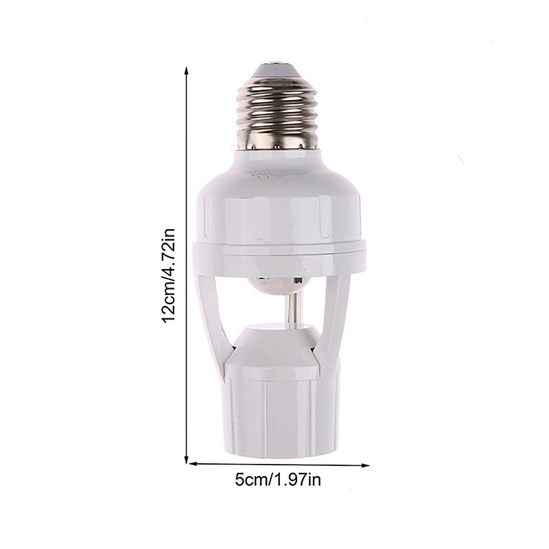 Infrared PIR Motion Sensor E27 LED Light Lamp Bulb Holder Socket Switch 110/220V gallery