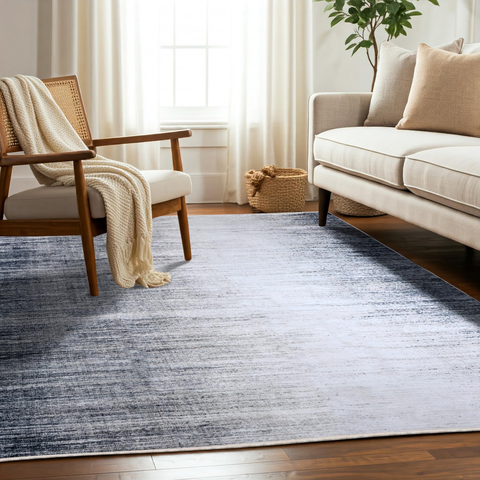 Machine Washable Area Rug, Soft & Durable, Non-Slip, Stain Resistant Rug for ... gallery
