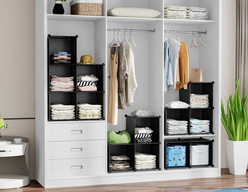 6-Cube Storage Organizer - Closet Shelf Bookcase Cabinets for Kids Home gallery