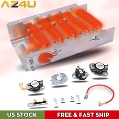 For ROPER Dryer Heating Element Thermostat Works with Models below (REX RES RED)