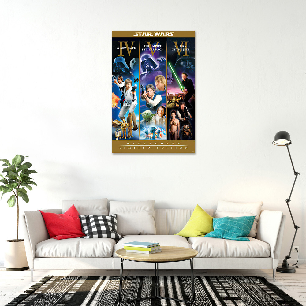 Star Wars Widescreen - Movie Poster / Print (Dvd Release) (Size: 27" X 40") gallery