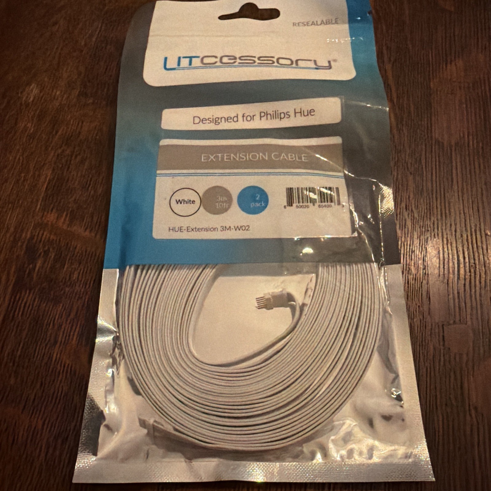 Litcessory Extension Cable 3m 2-Pack for Philips Hue Lightstrip Plus New gallery