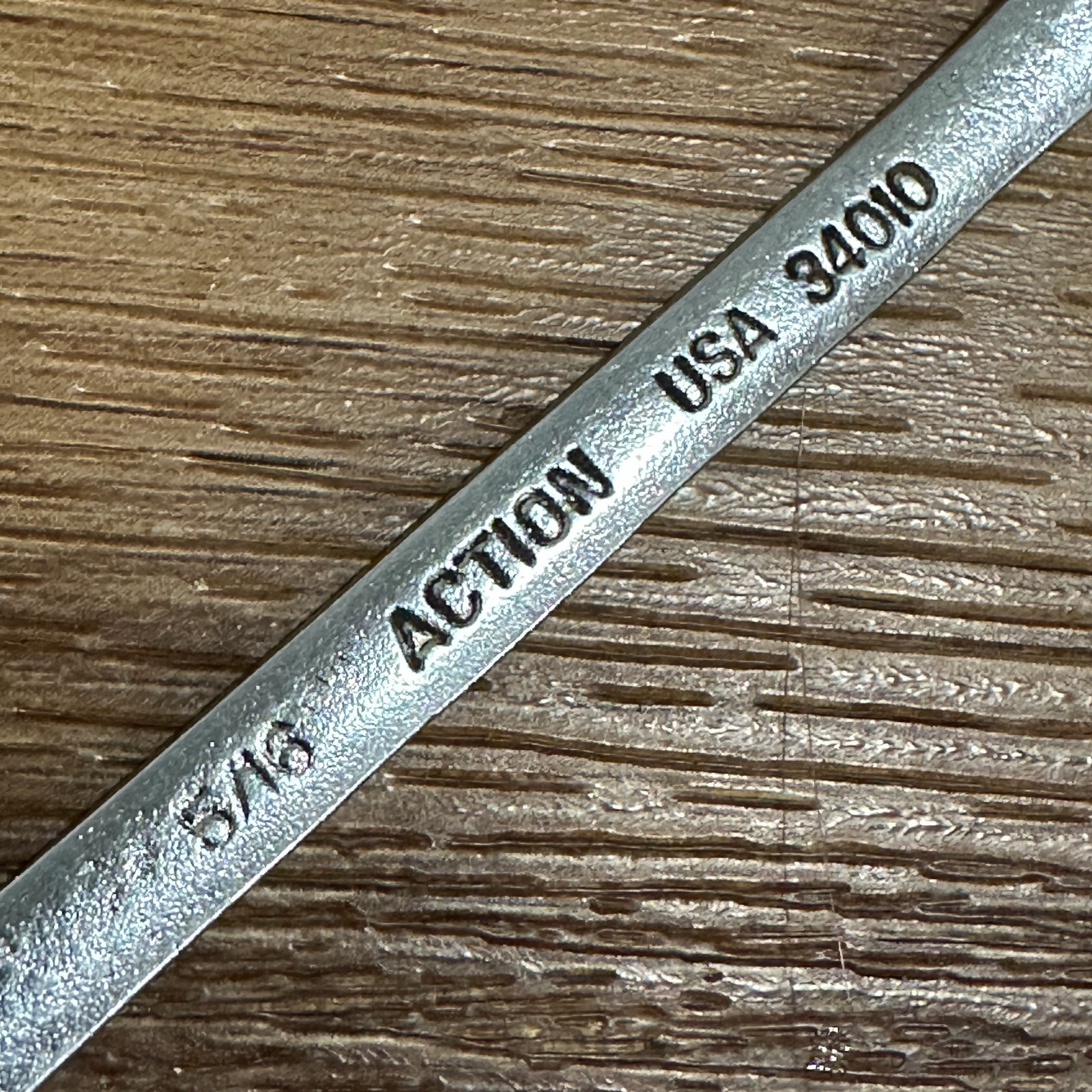 ACTION 5/16" COMBINATION WRENCH 6 point Made in USA 34010 gallery